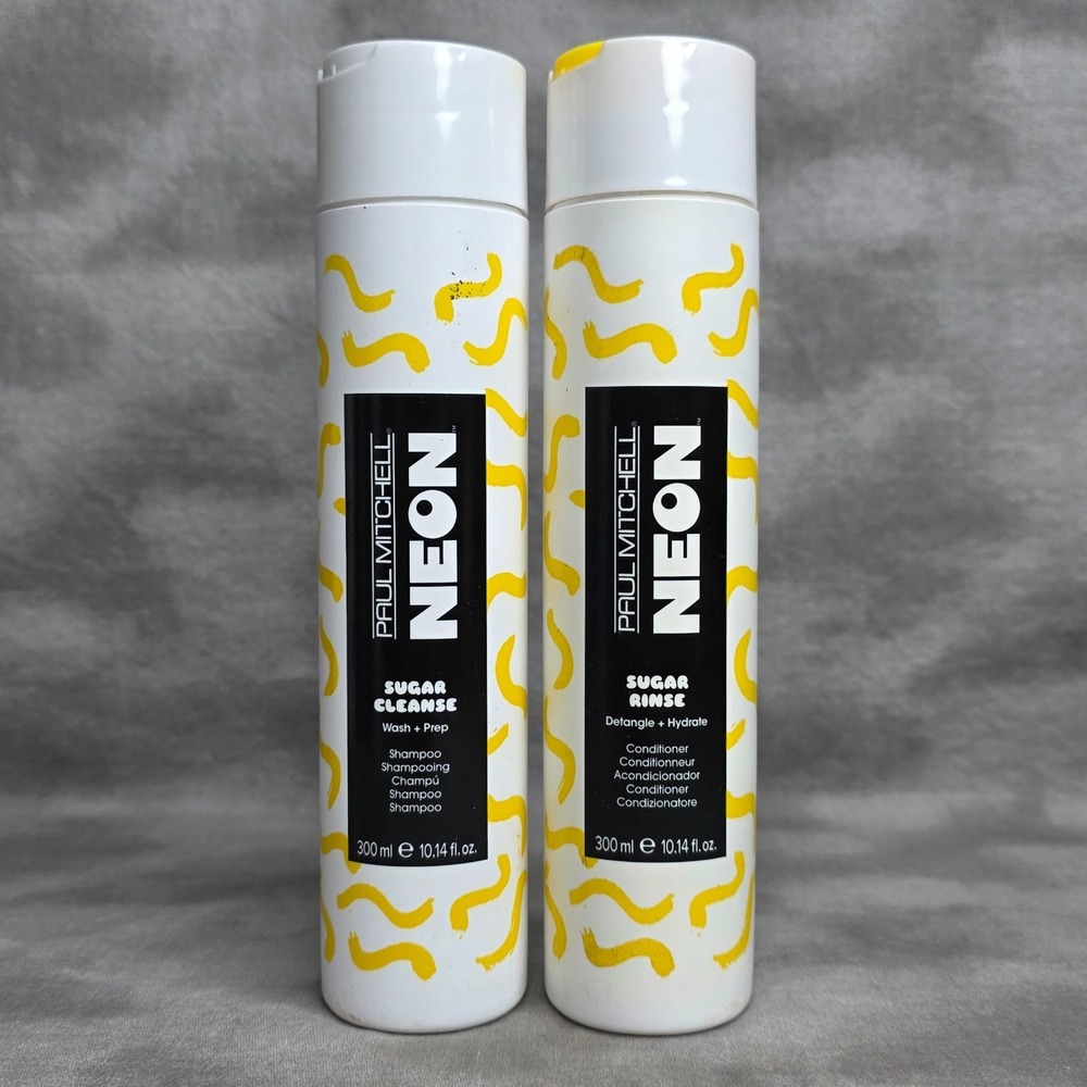 Paul Mitchell Neon Sugar Cleanse Shampoo & Rinse Conditioner Duo 10.14oz ea